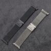 36g Lightweight Titanium Milanese Loop Band with Airplane Seatbelt Buckle